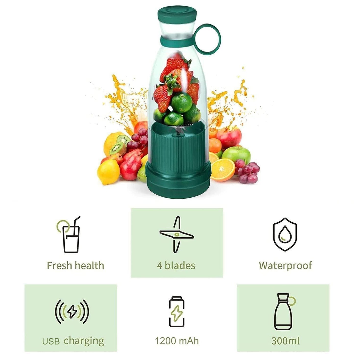 Wireless Personal & Portable Mini Blender